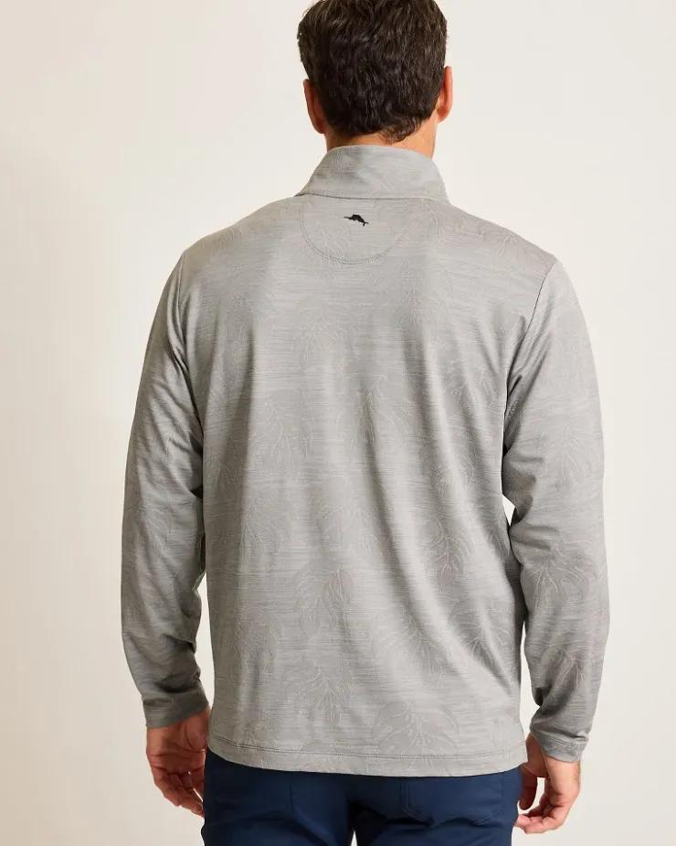 Tommy Bahama Monstera Fade IslandZone® Half-Zip Sweatshirt- Sweatshirts