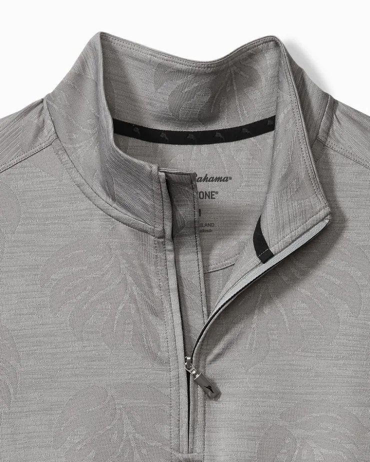 Tommy Bahama Monstera Fade IslandZone® Half-Zip Sweatshirt- Sweatshirts