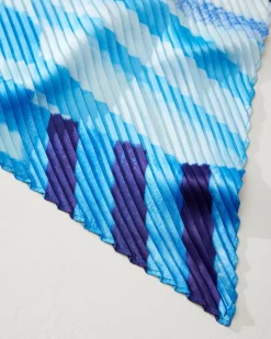 Tommy Bahama Mosaic Stripes Pleated Diamond Scarf-Women Scarves & Wraps