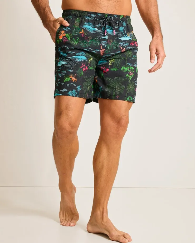 Tommy Bahama Naples Neon Shores 6-Inch Swim Trunks- Swim & Boardshorts