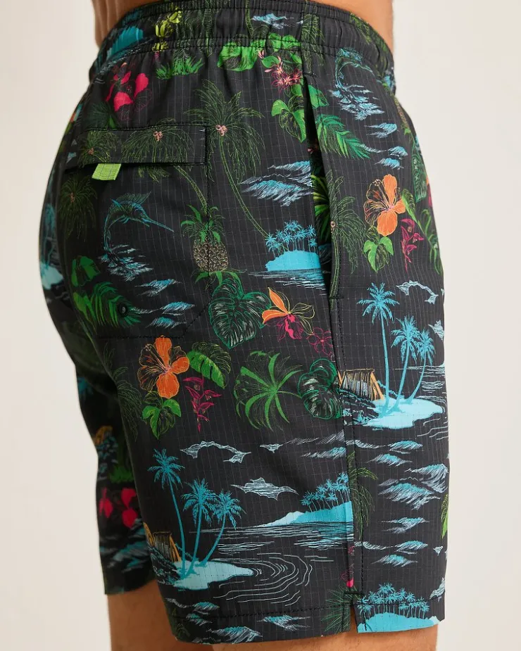 Tommy Bahama Naples Neon Shores 6-Inch Swim Trunks- Swim & Boardshorts