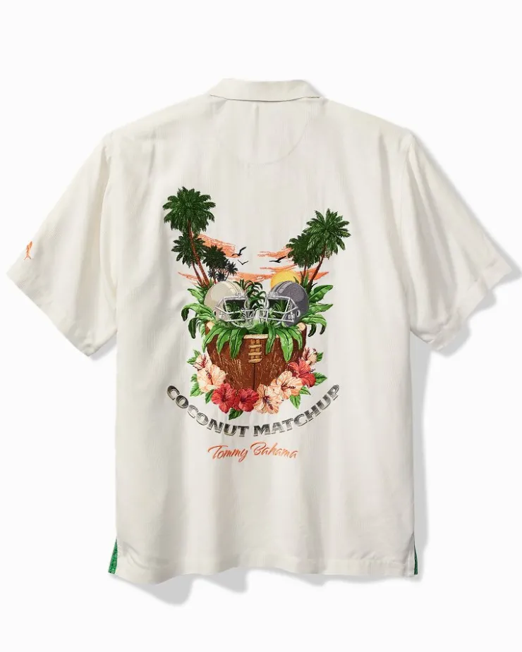Tommy Bahama NFL Coconut Matchup Silk Camp Shirt- Shirts