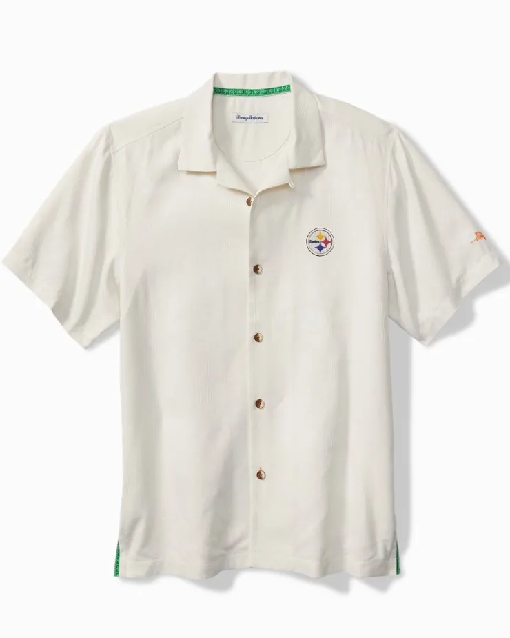 Tommy Bahama NFL Coconut Matchup Silk Camp Shirt- Shirts