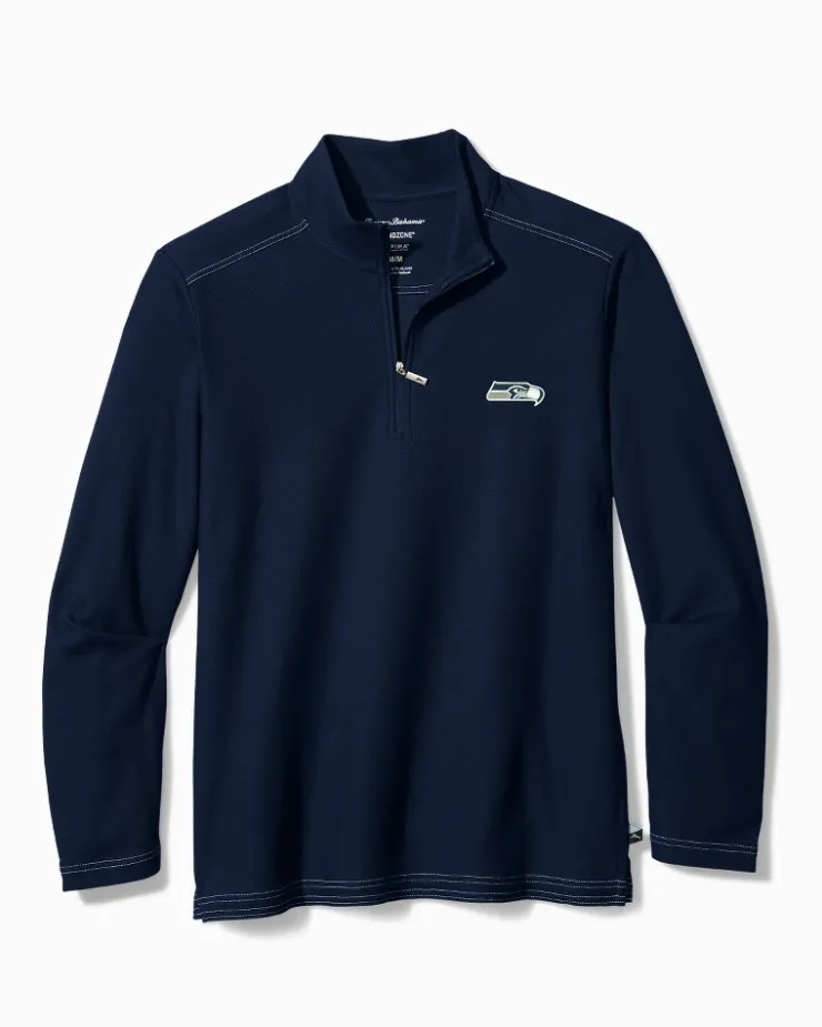 Tommy Bahama NFL Emfielder IslandZone® Half-Zip Sweatshirt- Sweatshirts
