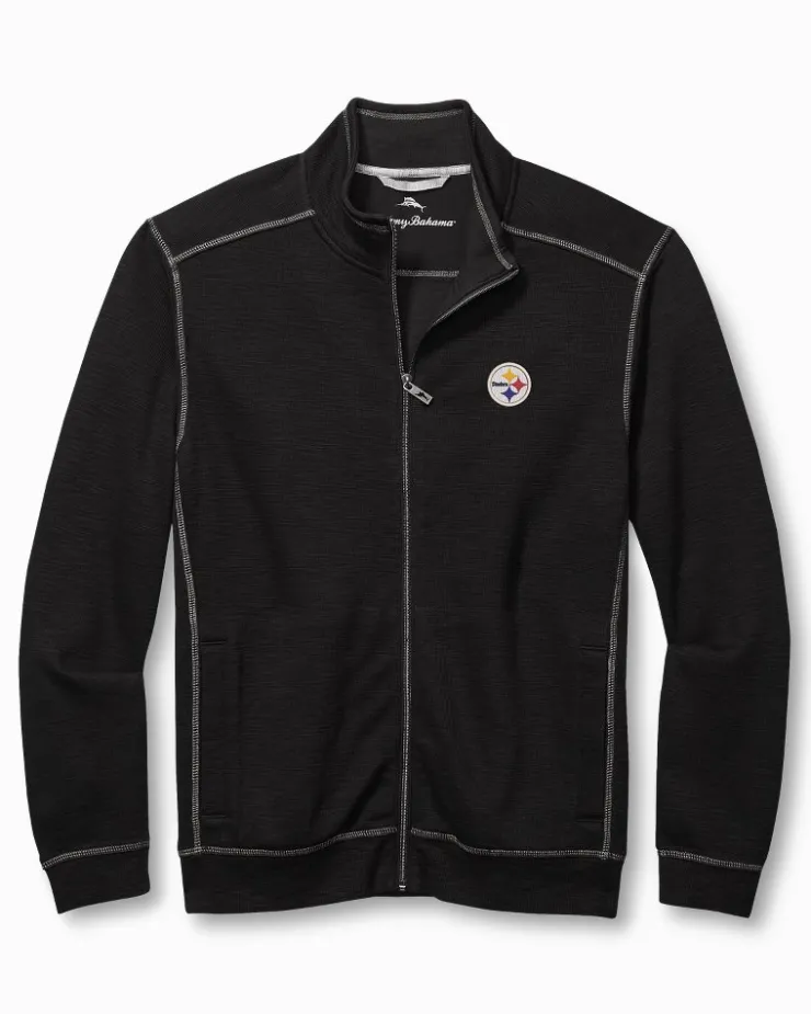Tommy Bahama NFL Tobago Bay Full-Zip Sweatshirt- Sweatshirts