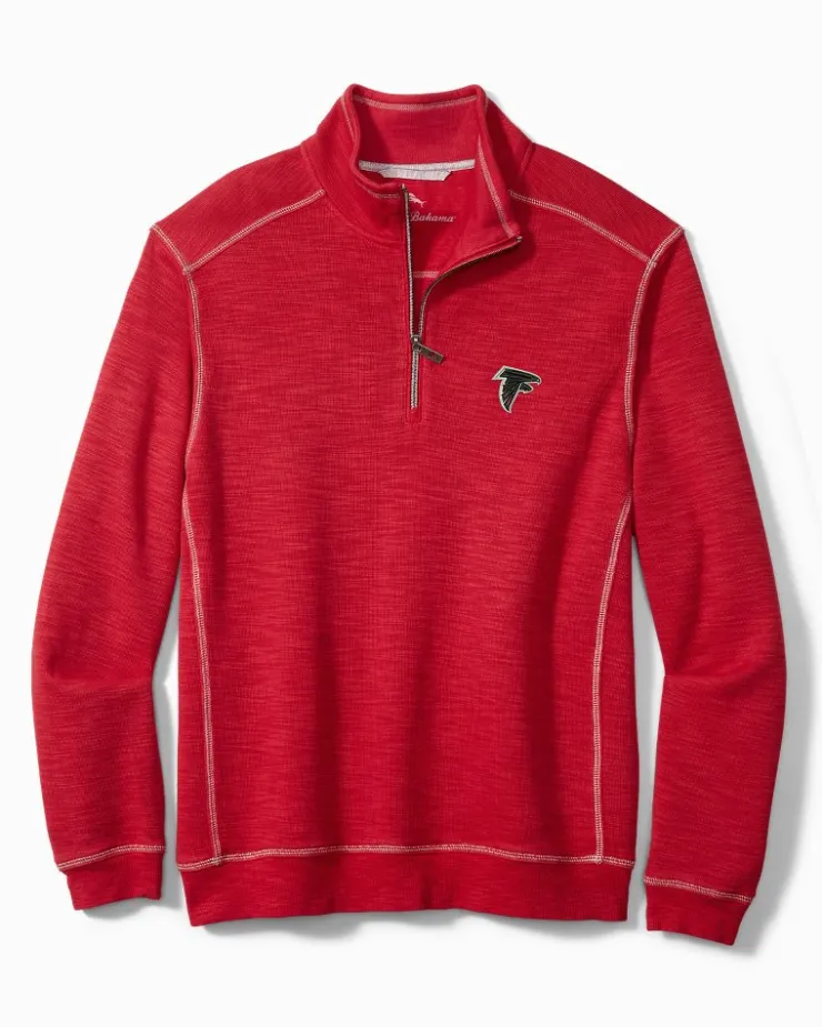Tommy Bahama NFL Tobago Bay Half-Zip Sweatshirt- Sweatshirts