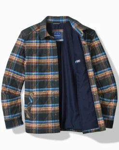 Tommy Bahama Oak Harbor Flannel Shirt Jacket- Jackets & Outerwear|Shirts