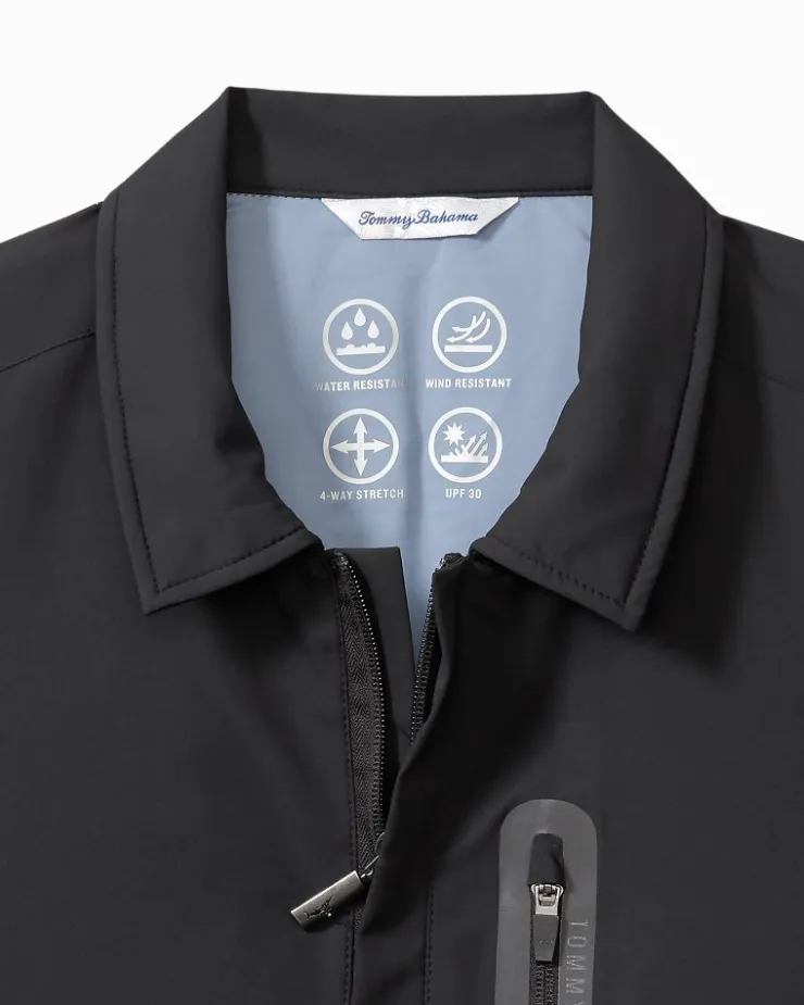 Tommy Bahama Ocean Driver Performance Popover Jacket- Jackets & Outerwear