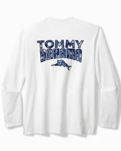 Tommy Bahama Ocean Escape Long-Sleeve Lux T-Shirt- T-Shirts