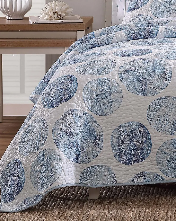 Tommy Bahama Ocean Isle 3-Piece Full/Queen Quilt Set- Quilts & Blankets