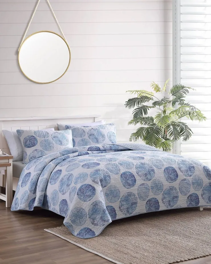 Tommy Bahama Ocean Isle 3-Piece King Quilt Set- Quilts & Blankets
