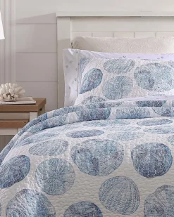 Tommy Bahama Ocean Isle 3-Piece King Quilt Set- Quilts & Blankets