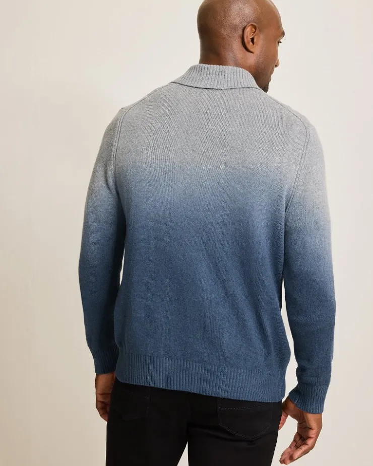 Tommy Bahama Ombré Dip-Dye Sweater Polo- Sweaters|Polos