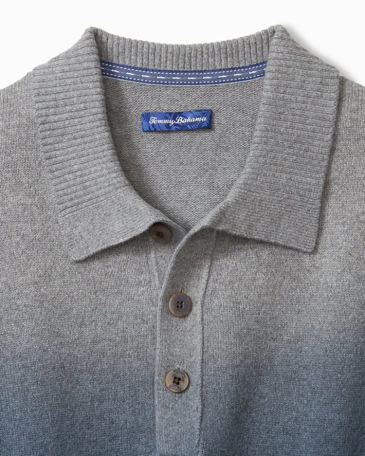 Tommy Bahama Ombré Dip-Dye Sweater Polo- Sweaters|Polos