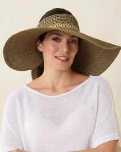Tommy Bahama Packable Everyday Full Coverage Visor-Women Hats & Caps