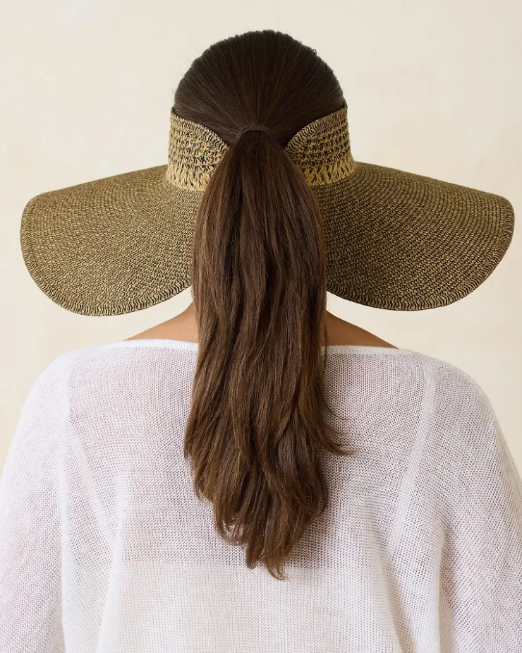 Tommy Bahama Packable Everyday Full Coverage Visor-Women Hats & Caps