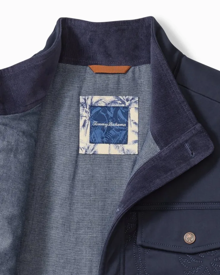 Tommy Bahama Palisades Palm Quilted Vest- Jackets & Outerwear