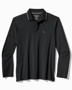 Tommy Bahama Palm Desert Fairway IslandZone® Long-Sleeve Polo- Polos|Shirts