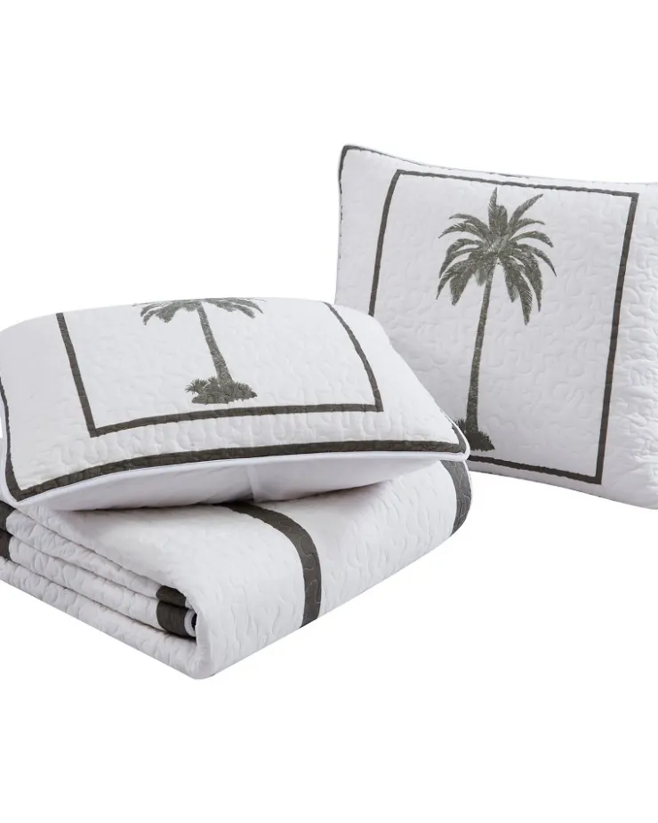Tommy Bahama Palm Island Quilted Standard Sham- Pillows & Shams
