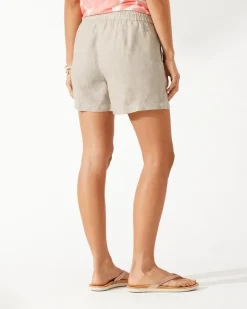 Tommy Bahama Palmbray High-Rise Linen Easy Shorts-Women Shorts
