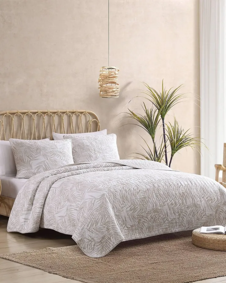 Tommy Bahama Palmday 3-Piece Full/Queen Quilt Set- Quilts & Blankets
