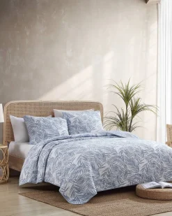 Tommy Bahama Palmday 2-Piece Twin Quilt Set- Quilts & Blankets