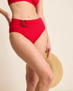 Tommy Bahama Pearl High-Waist Bikini Bottoms-Women Bikini Bottoms