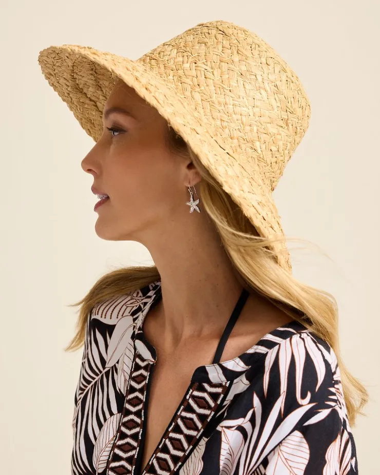 Tommy Bahama Pearl Raffia Sun Hat-Women Hats & Caps
