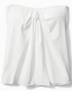 Tommy Bahama Pearl Sarong Wrap Bandini Top-Women Tankinis|Bikini Tops