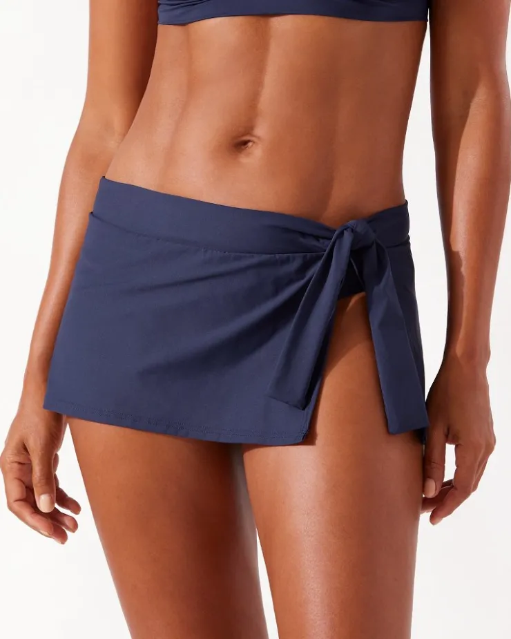 Tommy Bahama Pearl Skirted Side-Tie Skirted Bikini Bottoms-Women Bikini Bottoms