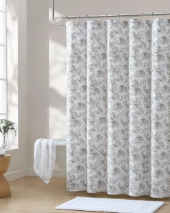 Tommy Bahama Pen and Ink Bahama Palm Shower Curtain- Bath