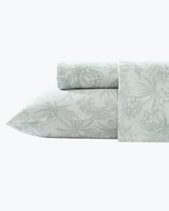 Tommy Bahama Pen and Ink 4-Piece Queen Sheet Set- Sheet Sets & Bedskirts