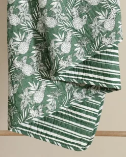 Tommy Bahama Pineapple Venture 3-Piece Full/Queen Quilt Set- Quilts & Blankets