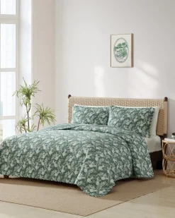 Tommy Bahama Pineapple Venture 3-Piece Full/Queen Quilt Set- Quilts & Blankets