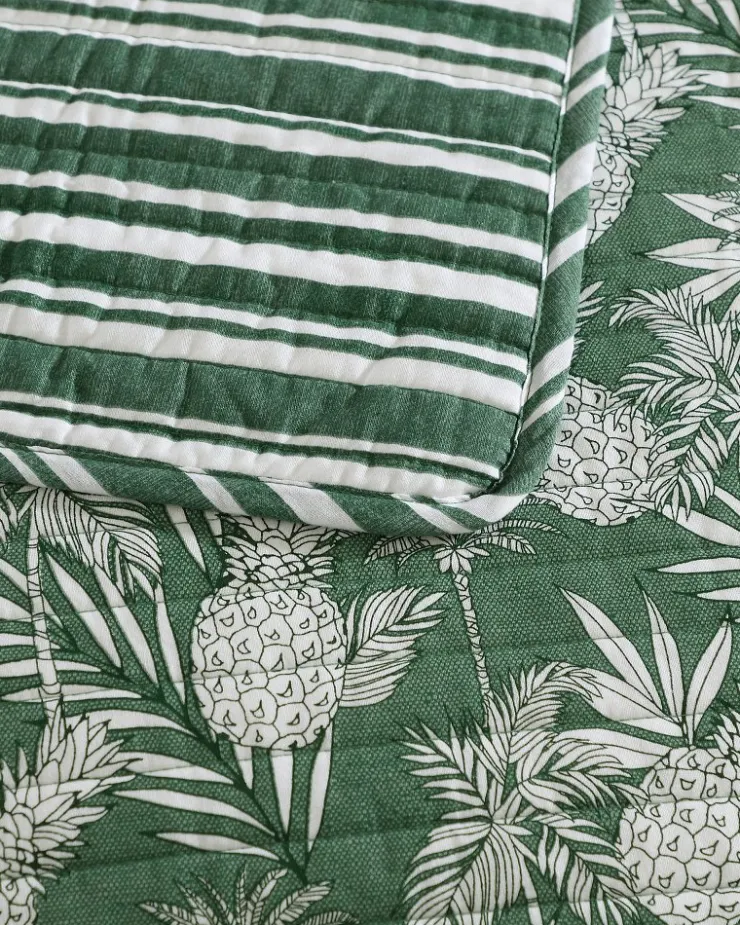 Tommy Bahama Pineapple Venture 3-Piece King Quilt Set- Quilts & Blankets