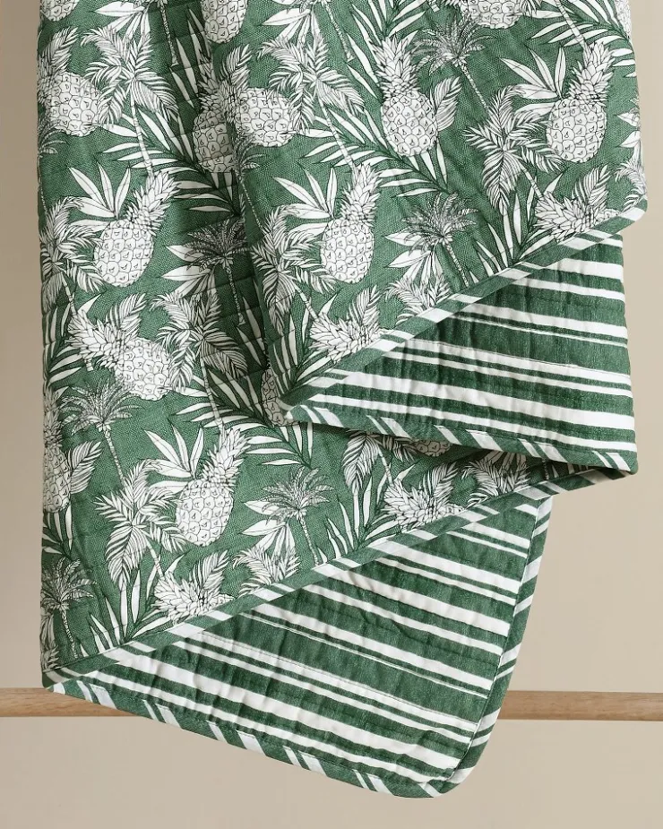 Tommy Bahama Pineapple Venture 3-Piece King Quilt Set- Quilts & Blankets