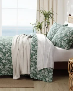 Tommy Bahama Pineapple Venture 2-Piece Twin Quilt Set- Quilts & Blankets