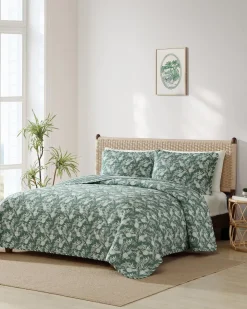 Tommy Bahama Pineapple Venture 2-Piece Twin Quilt Set- Quilts & Blankets