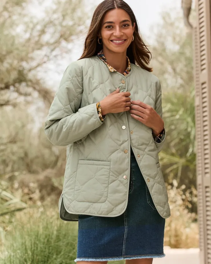 Tommy Bahama Quilted Liner Jacket-Women Jackets