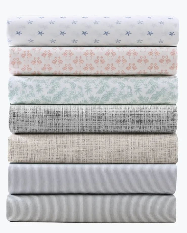 Tommy Bahama Raffia Linen King Sheet Set- Sheet Sets & Bedskirts