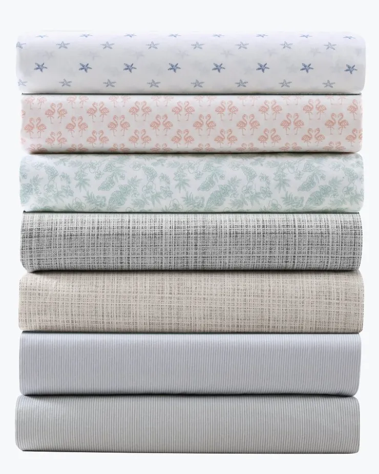 Tommy Bahama Raffia Linen King Sheet Set- Sheet Sets & Bedskirts