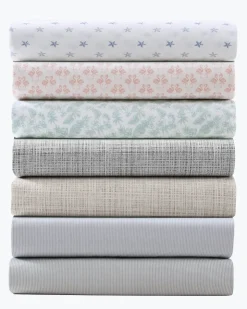 Tommy Bahama Raffia Linen Queen Sheet Set- Sheet Sets & Bedskirts