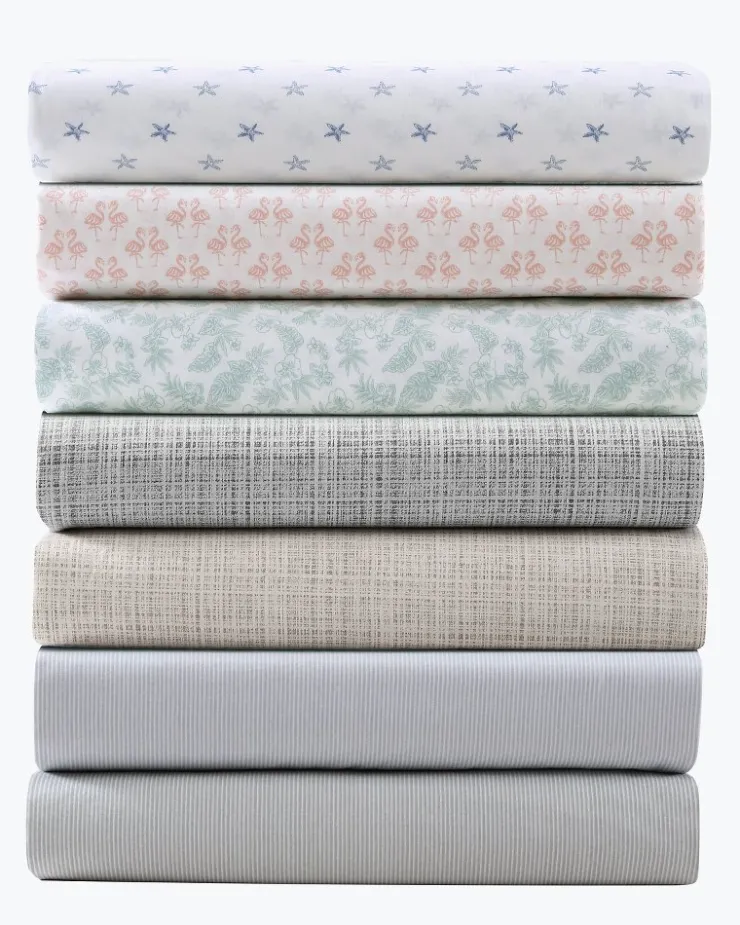 Tommy Bahama Raffia Linen Queen Sheet Set- Sheet Sets & Bedskirts