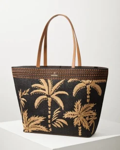 Tommy Bahama Raffia Palms Beach Tote-Women Beach Bags|Handbags & Clutches