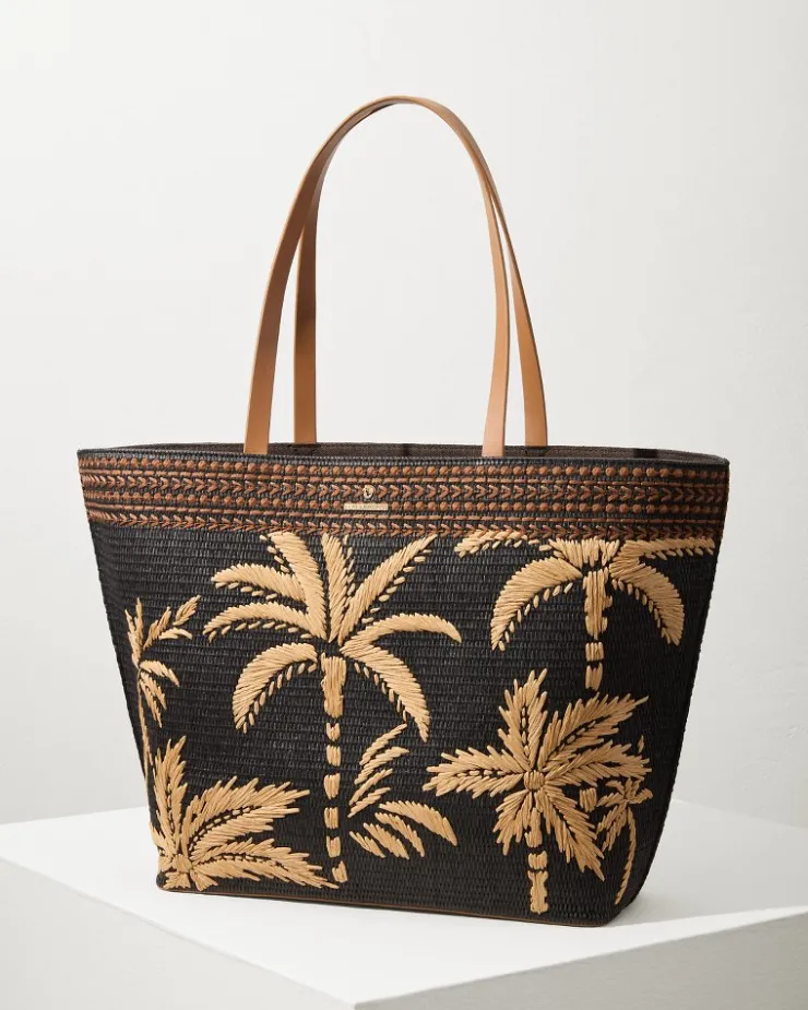 Tommy Bahama Raffia Palms Beach Tote-Women Beach Bags|Handbags & Clutches