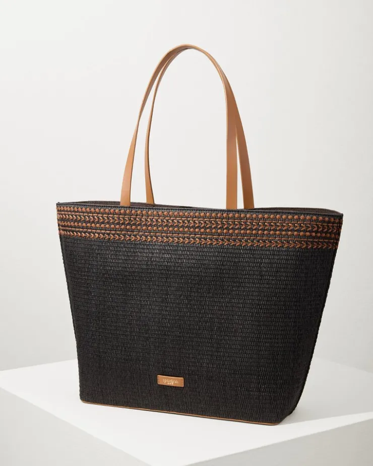 Tommy Bahama Raffia Palms Beach Tote-Women Beach Bags|Handbags & Clutches