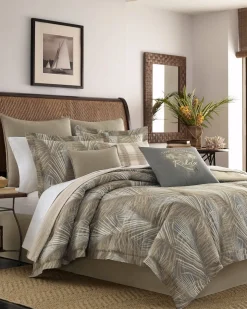 Tommy Bahama Raffia Palms California King Comforter Set- Comforters & Duvets