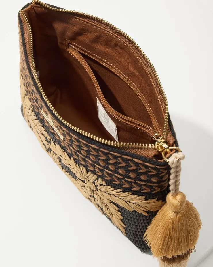 Tommy Bahama Raffia Palms Maci Wristlet-Women Handbags & Clutches