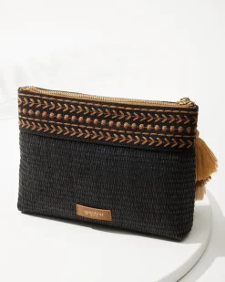 Tommy Bahama Raffia Palms Maci Wristlet-Women Handbags & Clutches