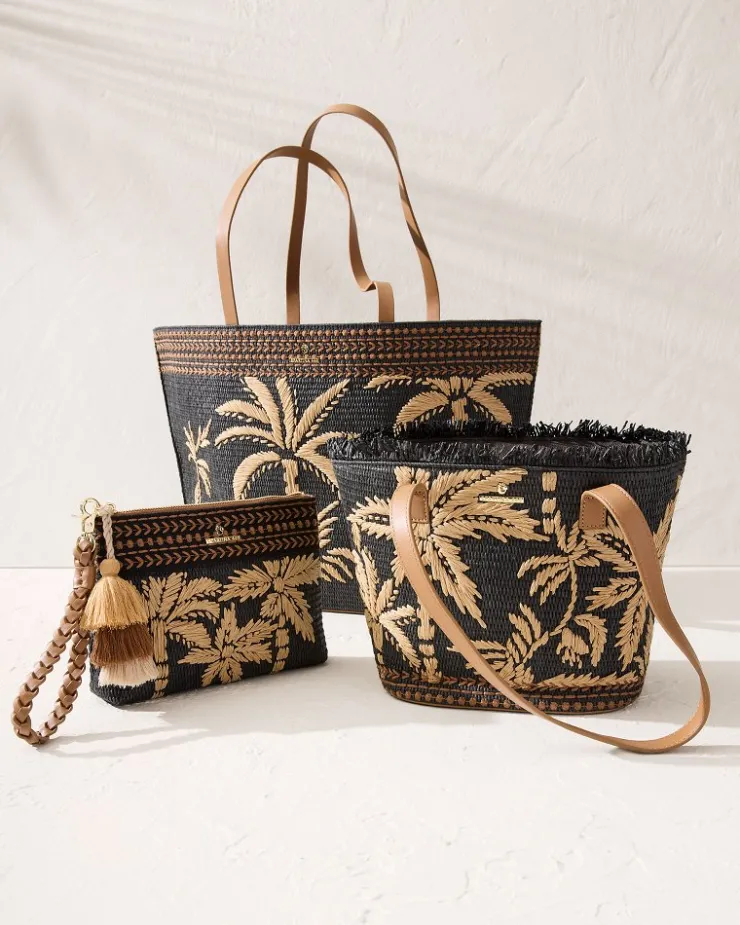 Tommy Bahama Raffia Palms Maci Wristlet-Women Handbags & Clutches